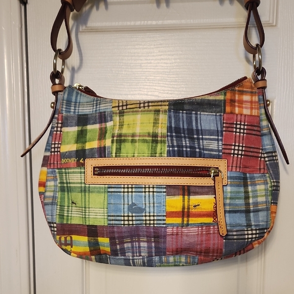 Dooney & Bourke Colorful Plaid Shoulder Bag - Picture 4 of 9